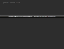 Tablet Screenshot of pornstarwife.com